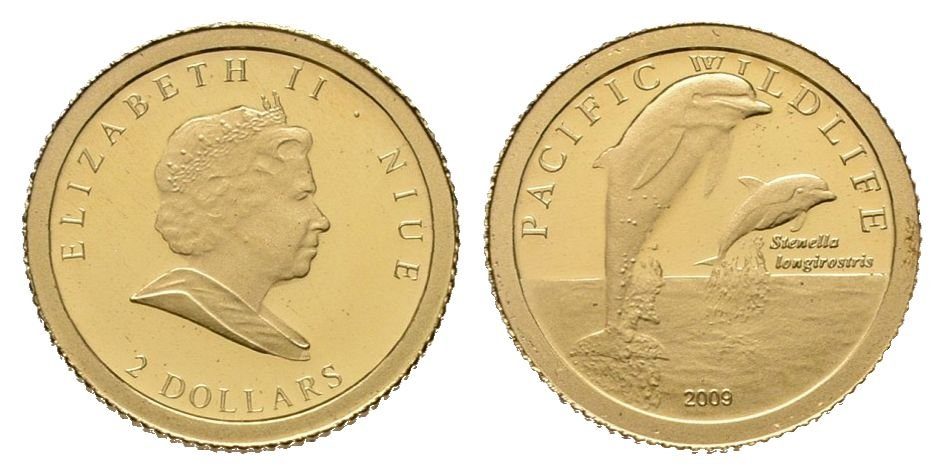 Niue Island, 2 Dollars 2009 - Pacifická divoká příroda