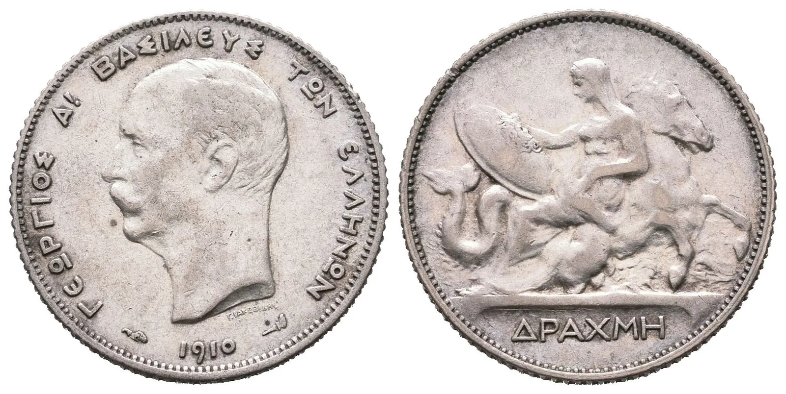 Řecko, Drachma 1910