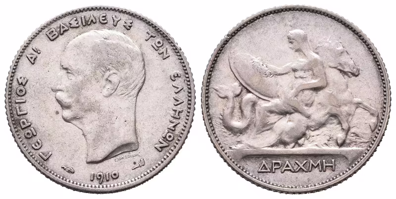 Řecko, Drachma 1910