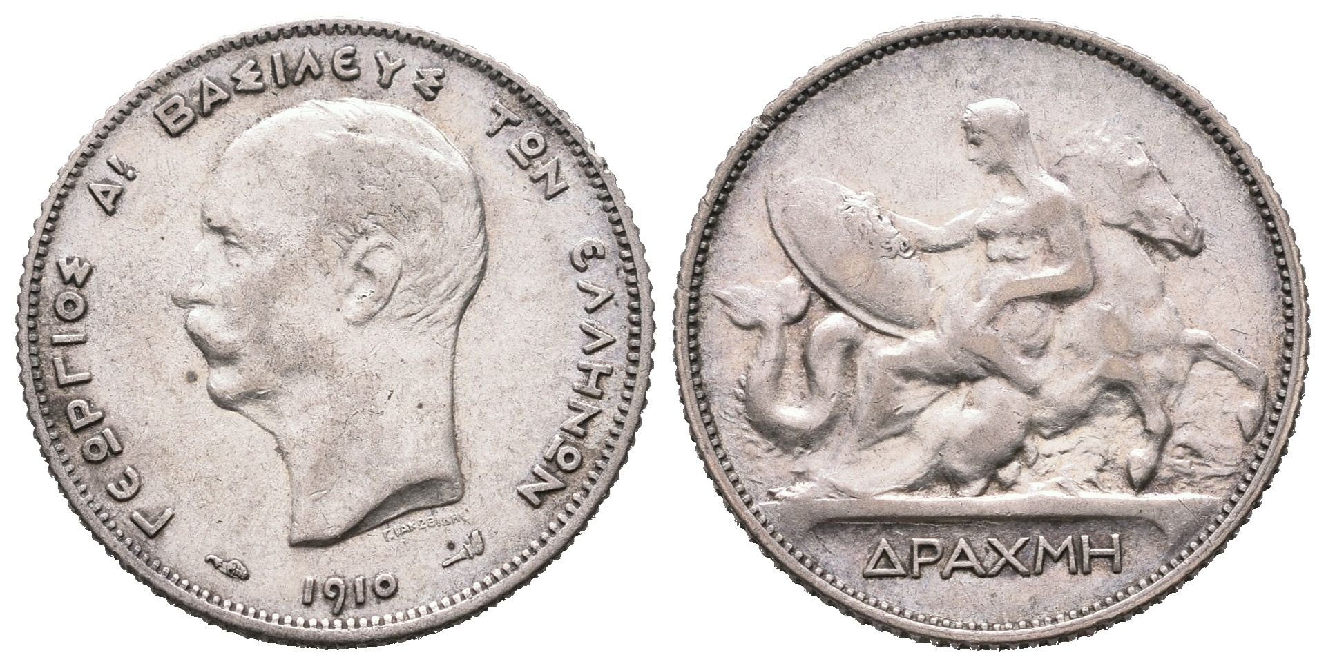 Řecko, Drachma 1910
