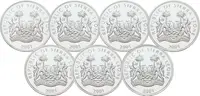 Sierra Leone, Big Five - sada stříbrných mincí 10 Dollars 2001 - fotografie 2