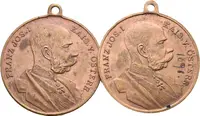 František Josef I., medaile na návštěvu a přítomnost císaře — 1