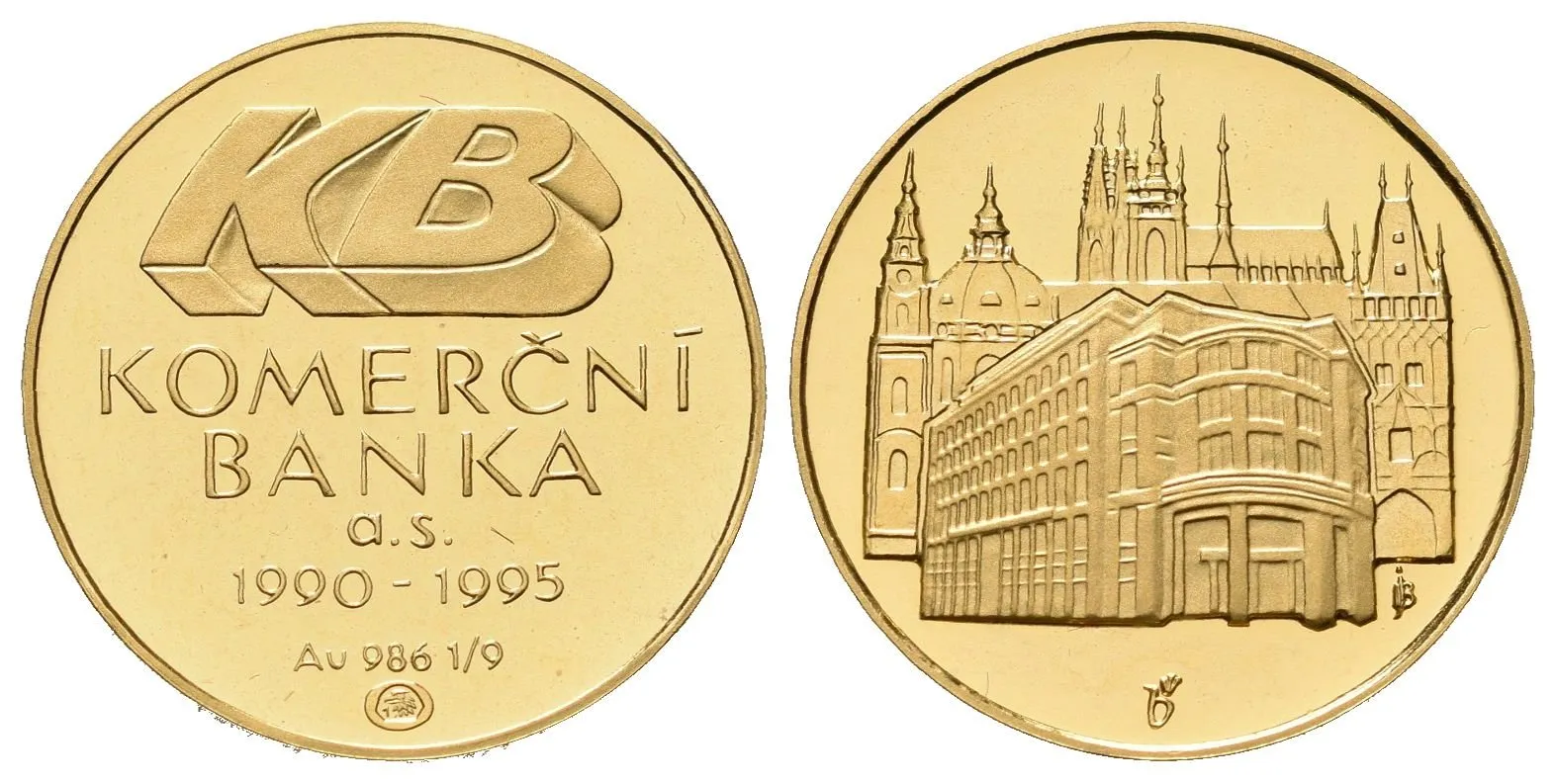 Medaile 1995 - Komerční banka
