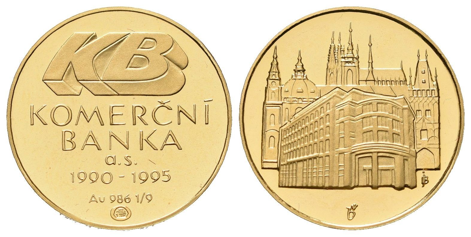 Medaile 1995 - Komerční banka
