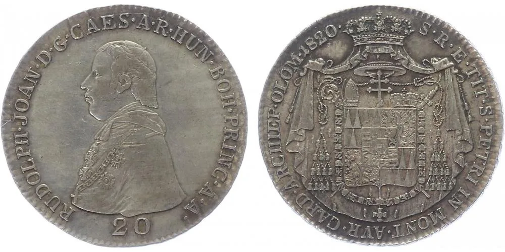 Olomouc - arcibiskupství, Rudolf Jan, 1819 - 1831 — 1
