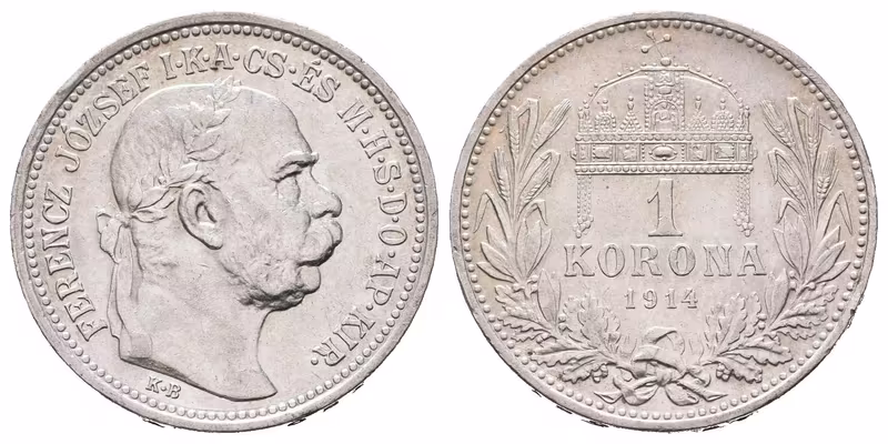 1 Koruna 1914 KB