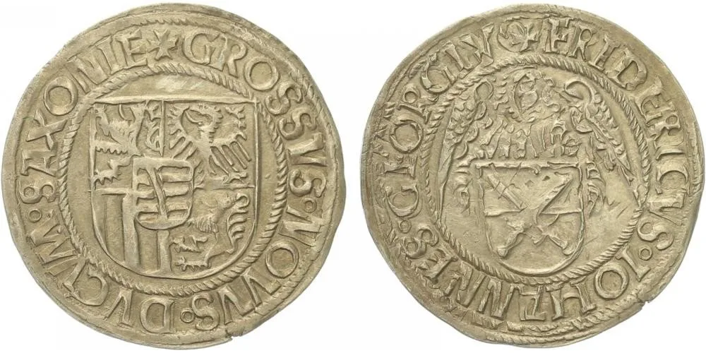 Sasko, Friedrich III., Johann a Georg, 1507 - 1525 — 1