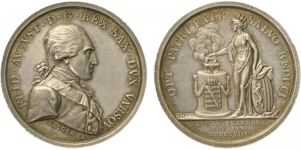 Sasko, Friedrich August III./I., 1763 - 1827 — 1