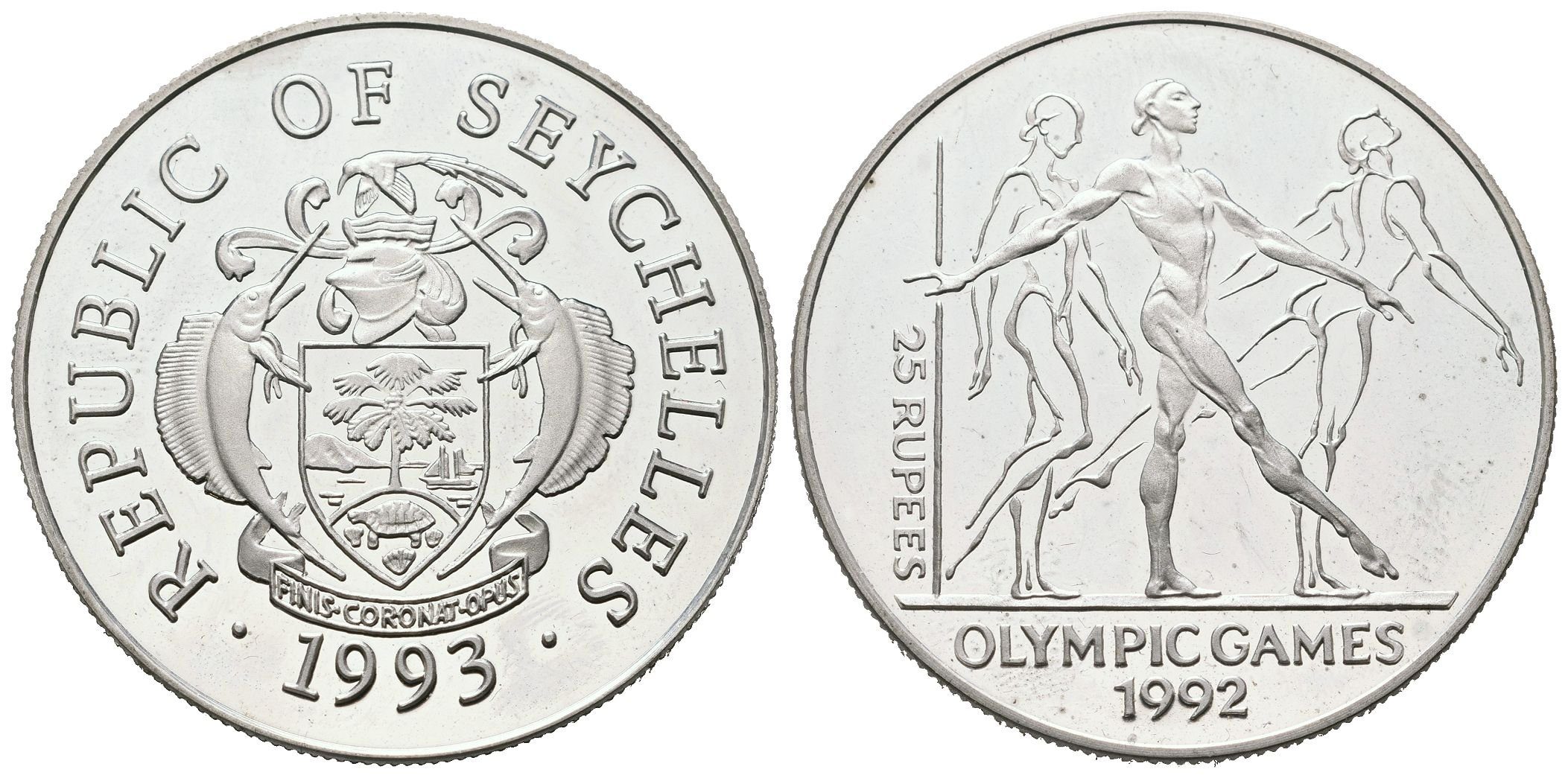 Seychely, 25 Rupees 1993 - Olympijské hry Batcelona