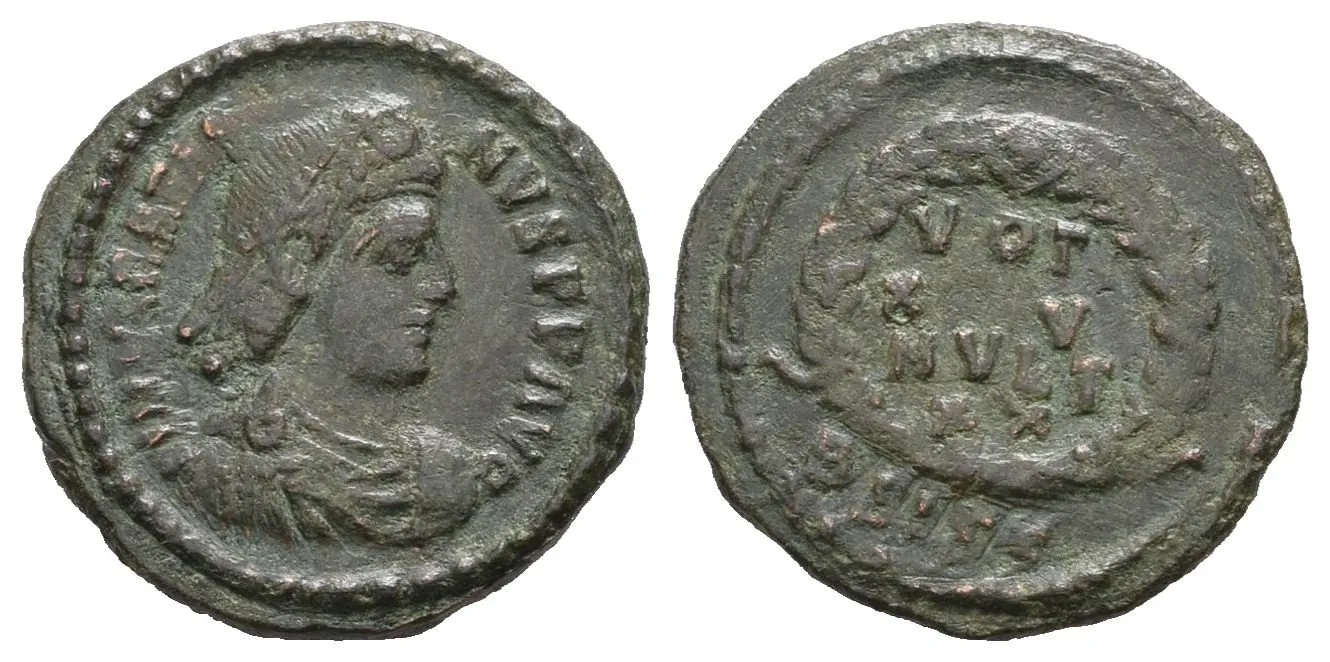 Gratianus , AE 4