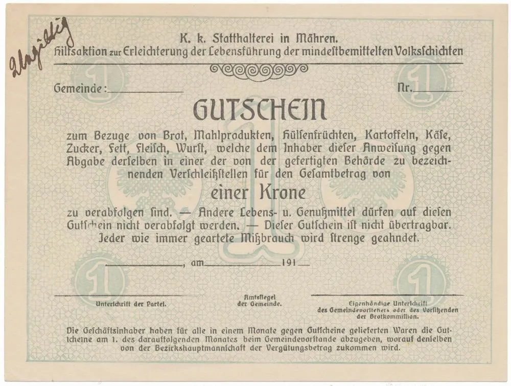 Nouzovky české od roku 1914 — 1