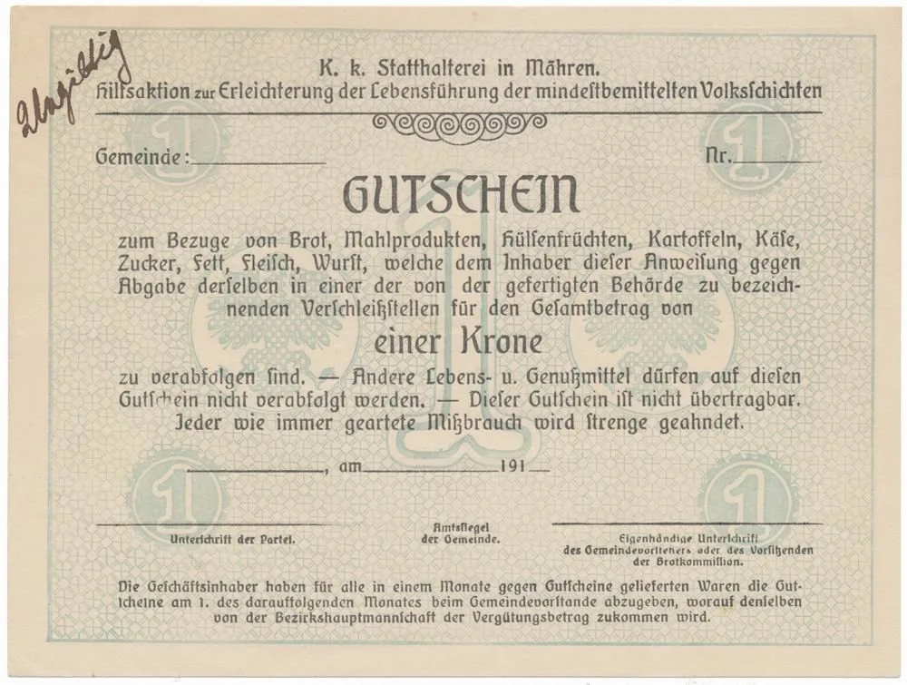 Nouzovky české od roku 1914 — 1