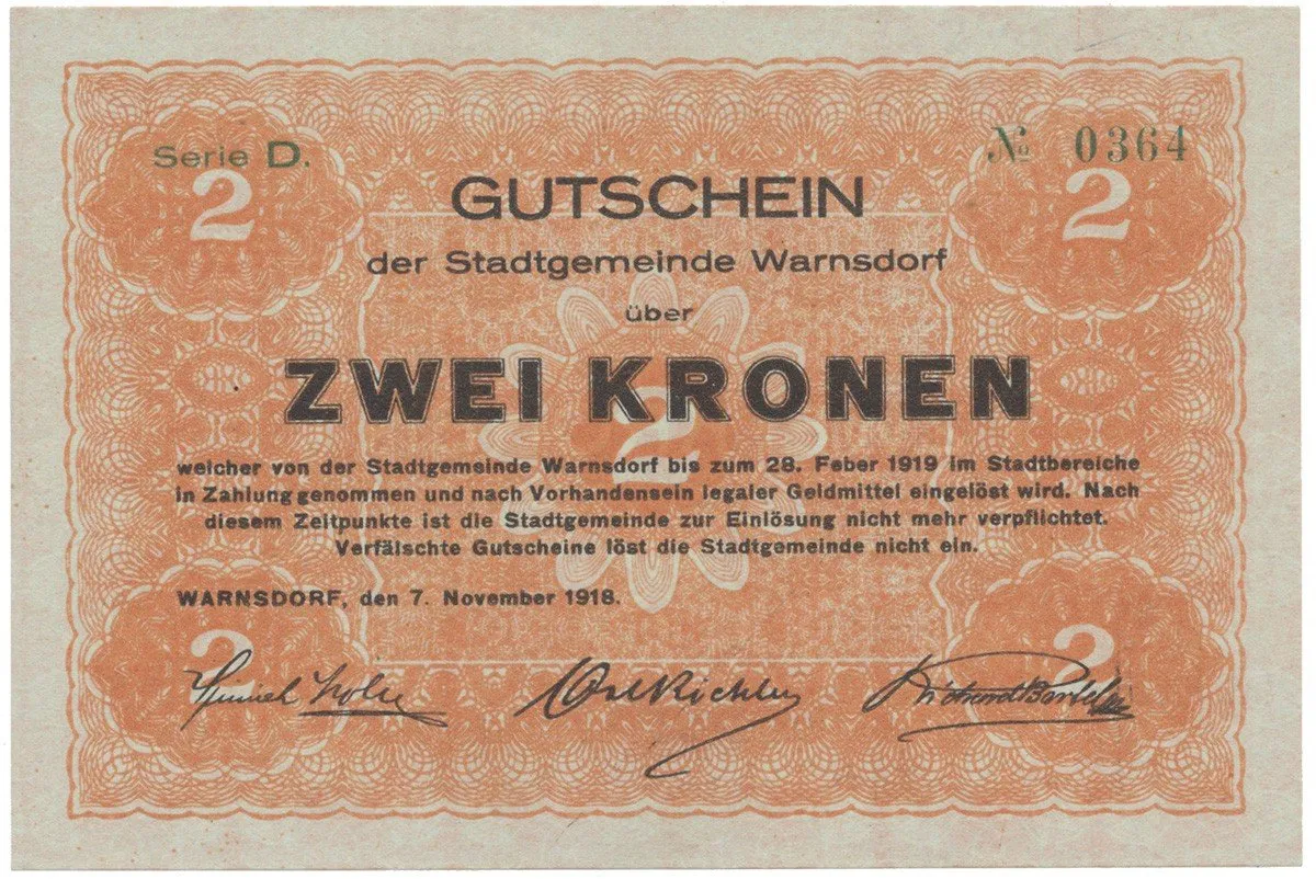 Nouzovky české od roku 1914 — 1