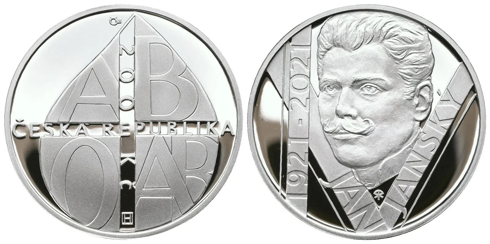 200 Kč 2021 - Jan Janský, PROOF