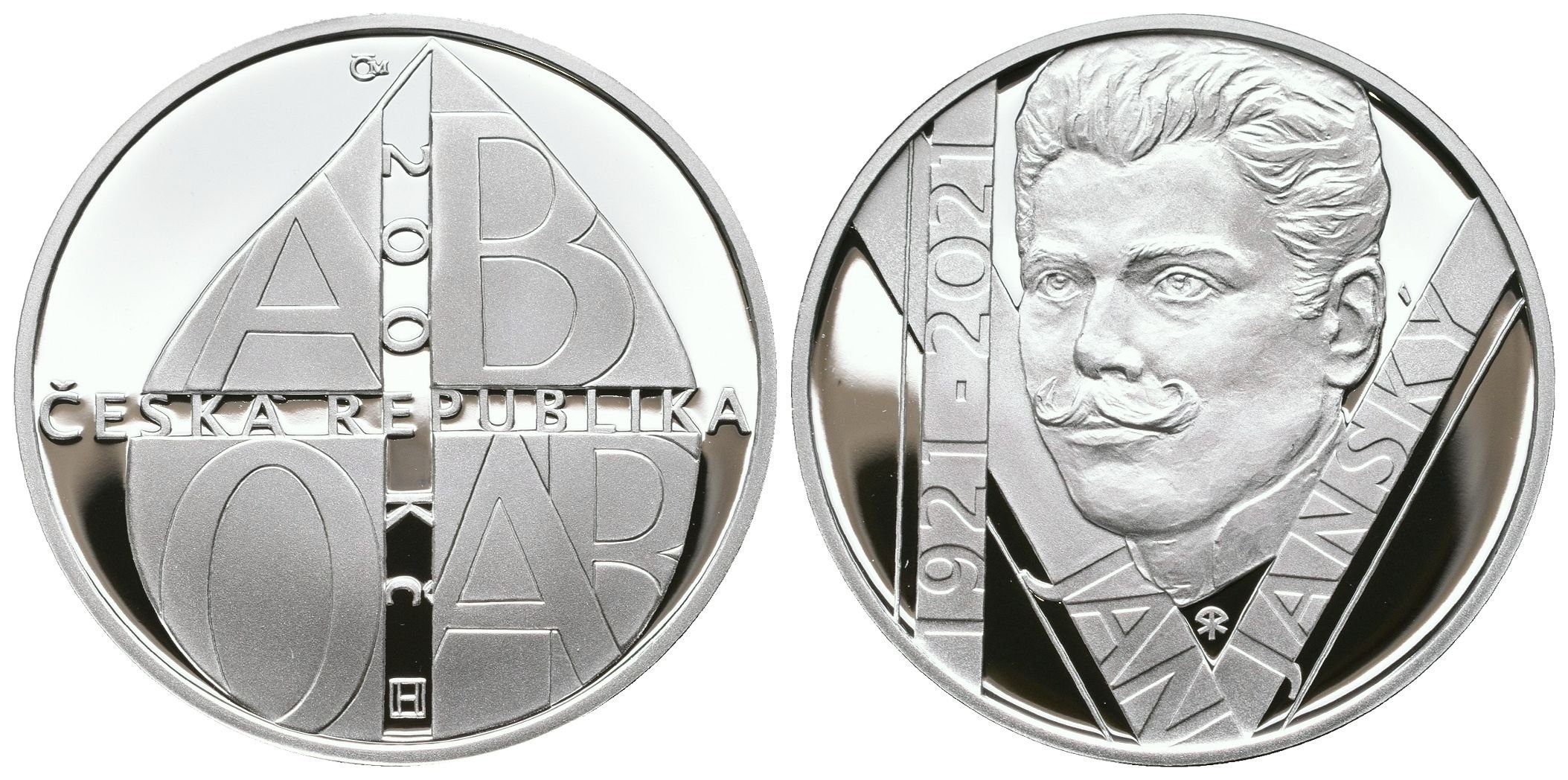 200 Kč 2021 - Jan Janský, PROOF