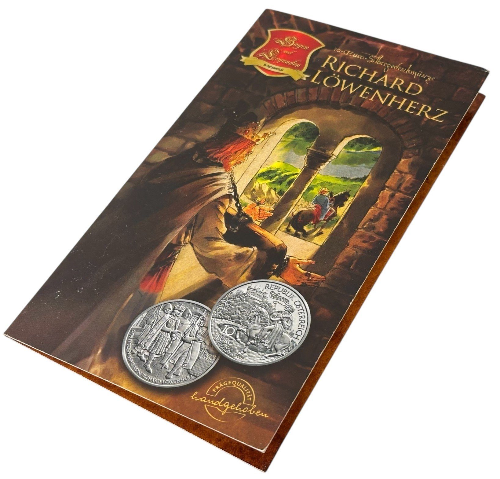 Rakousko, 10 Euro 2009 - Richard Lví srdce