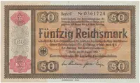 Německo, 50 Reichsmark 1933 (1934), Ro.712b