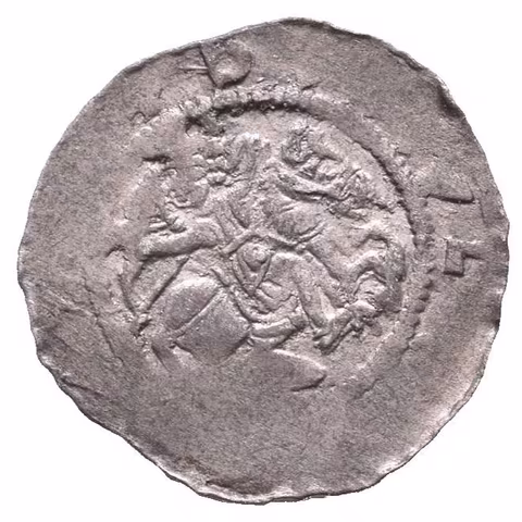 Denár, Cach 562, nedor. opisy, pěkná tmavá patina (0,57 g)