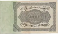 Německo, 50000 Mark 1922, Ro.79a - fotografie 2