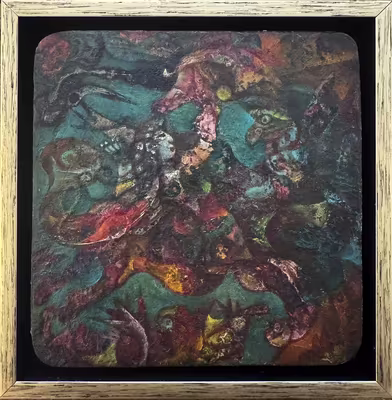 Zdeněk Sklenář: Zdeněk Sklenář (1910 - 1986) - Obraz na paletě (Únos)