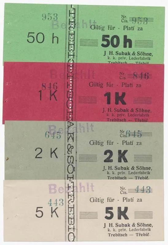 Nouzovky české od roku 1914 — 1