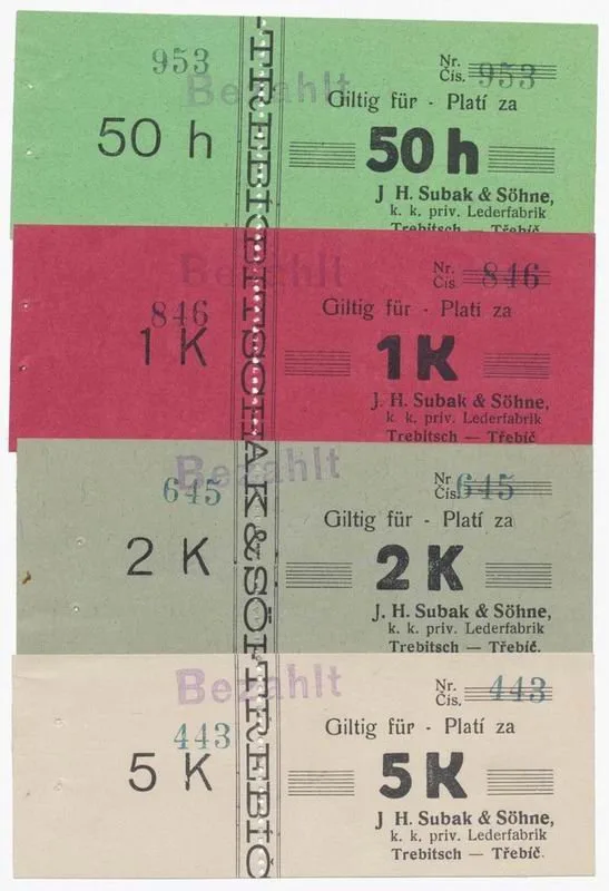 Nouzovky české od roku 1914 — 1