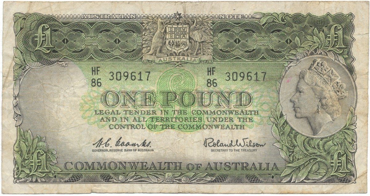Austrálie, 1 Pound (1961~1965), P.34