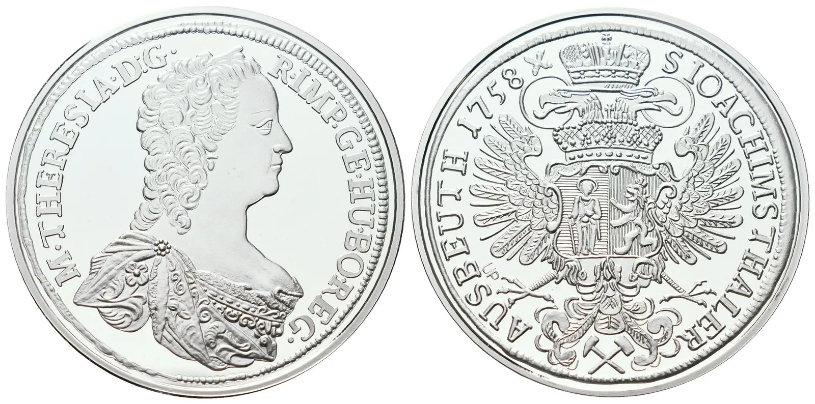 Replika - Historický tolar - Marie Terezie 1758