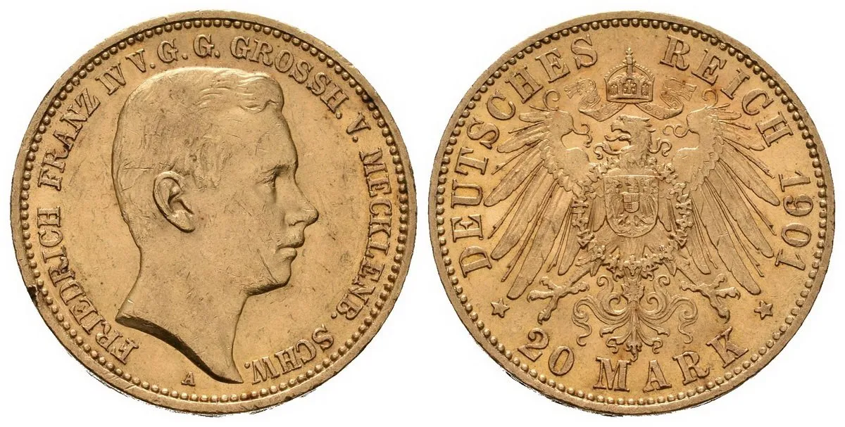 Mecklenburg - Schwerin, Friedrich Franz IV., 1901 - 1918 — 1