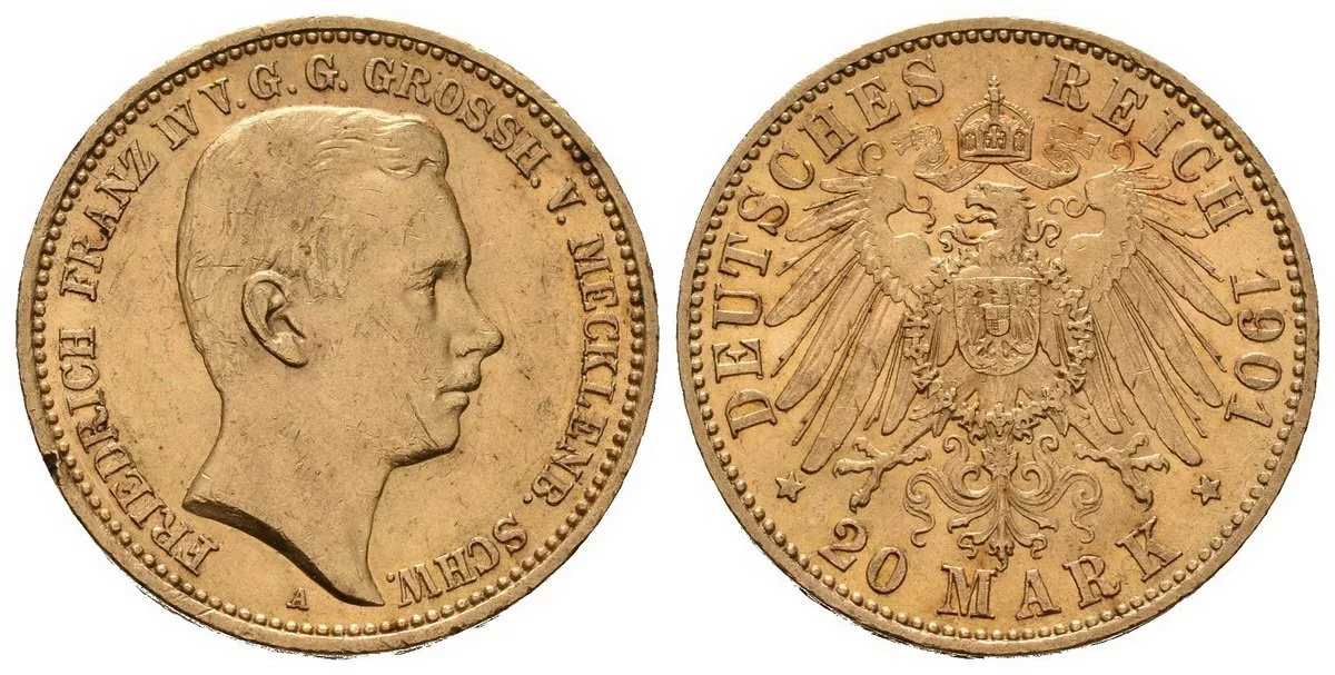 Mecklenburg - Schwerin, Friedrich Franz IV., 1901 - 1918 — 1