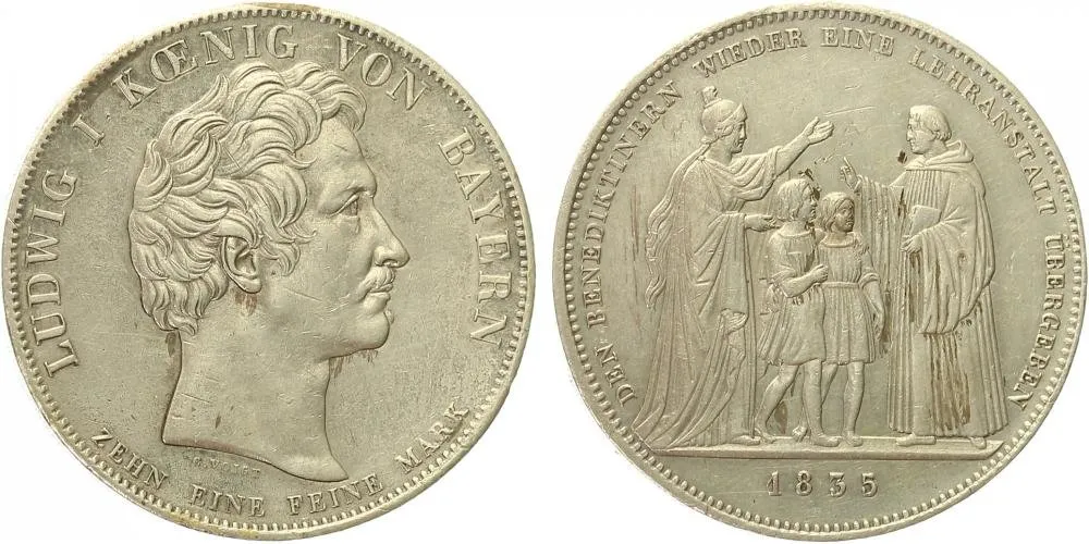 Bavorsko, Ludwig I., 1825 - 1848 — 1