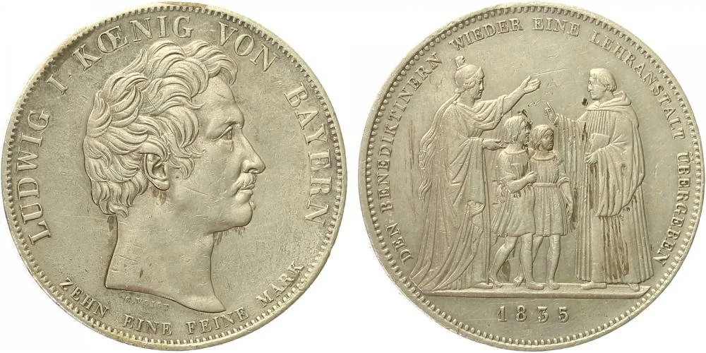 Bavorsko, Ludwig I., 1825 - 1848 — 1