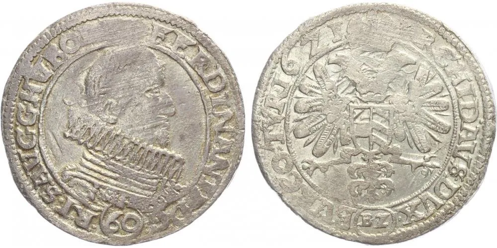 Ferdinand II., 1619 - 1637 (Mince kiprová) — 1