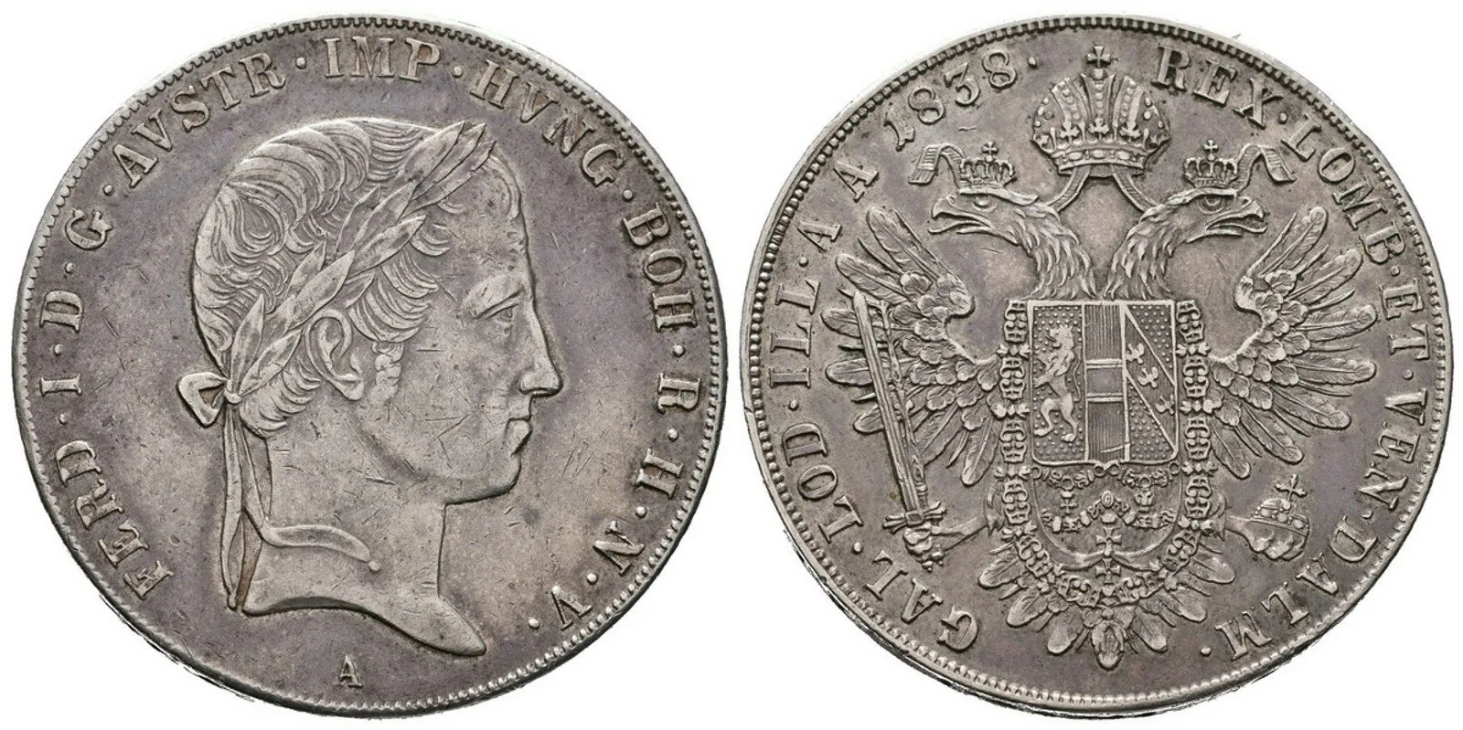 Ferdinand V., Tolar 1838 A, Vídeň