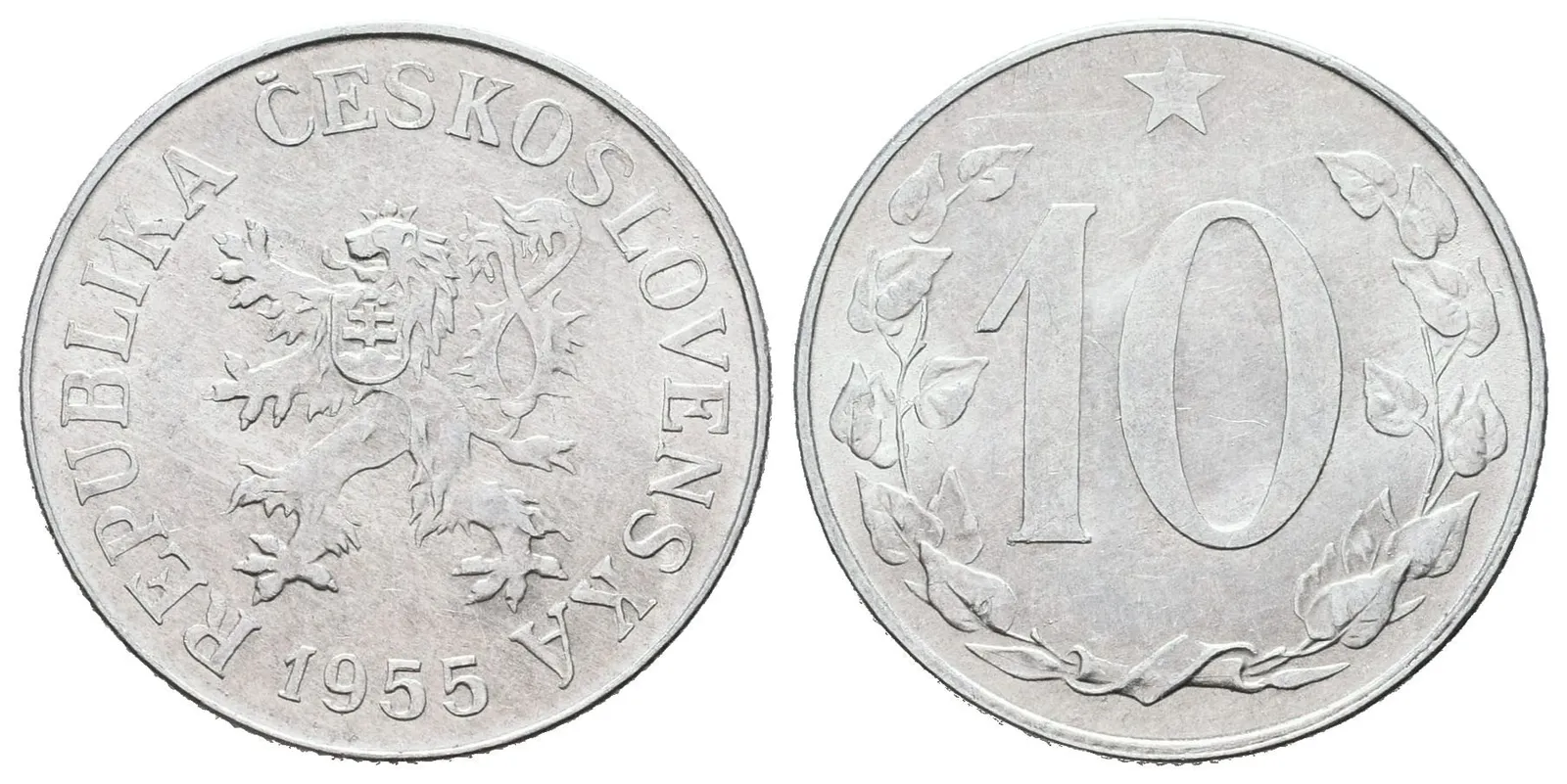 10 Haléř 1955
