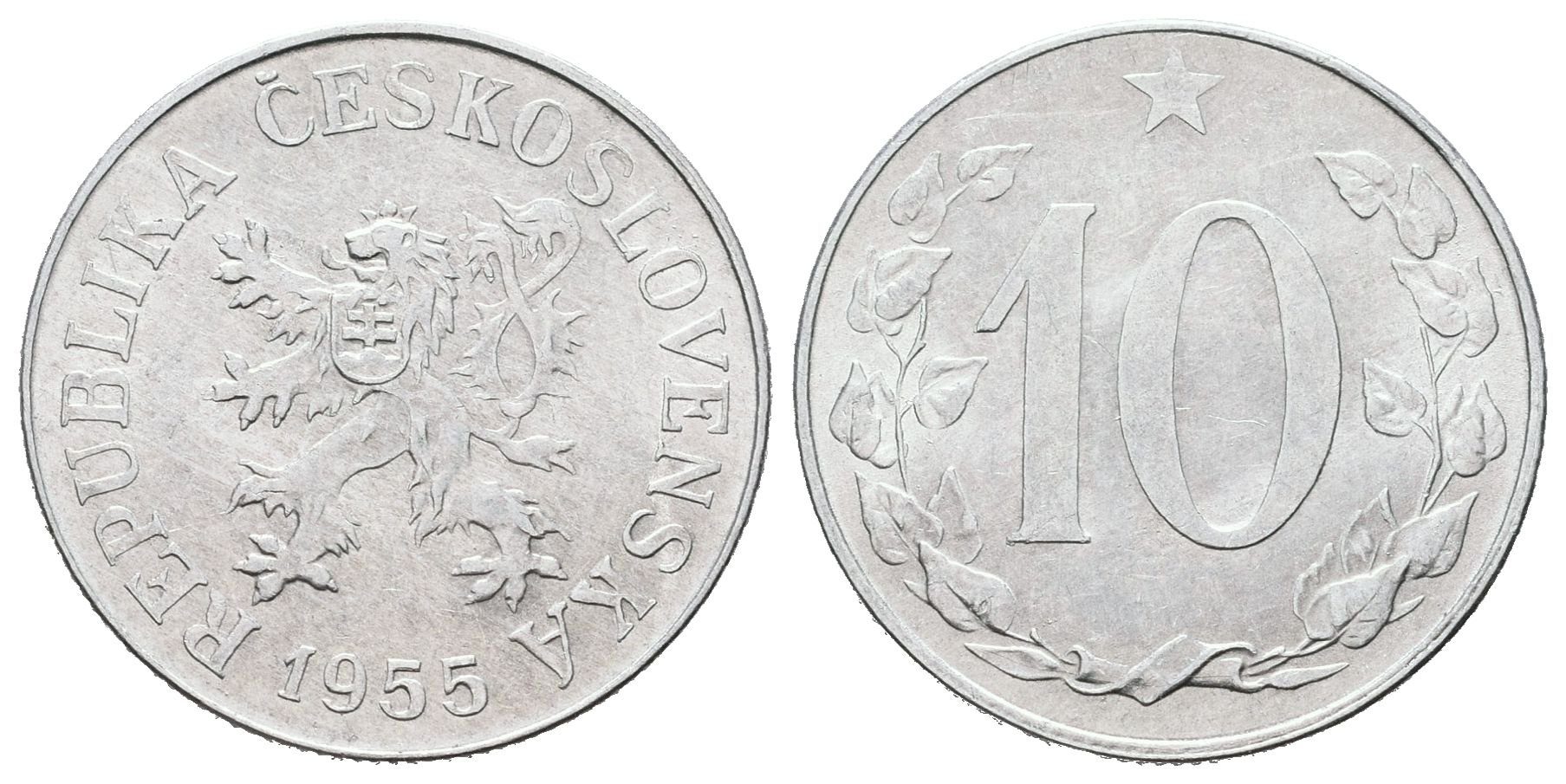 10 Haléř 1955