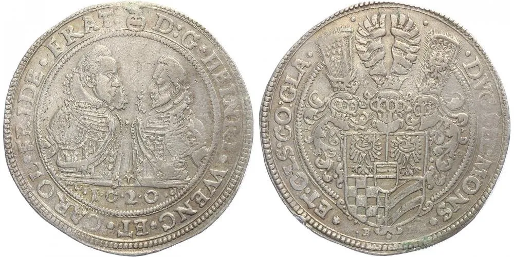 Münsterberg - Olešnice, Heinrich Wenzel a Karl Friedrich, 1617 - 1639 — 1