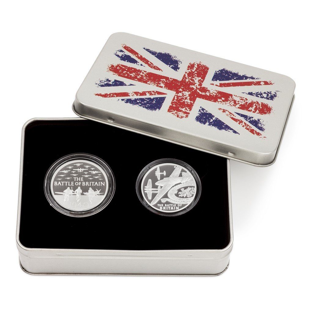 Sada dvou stříbrných mincí 2020 - Bitva o Británii