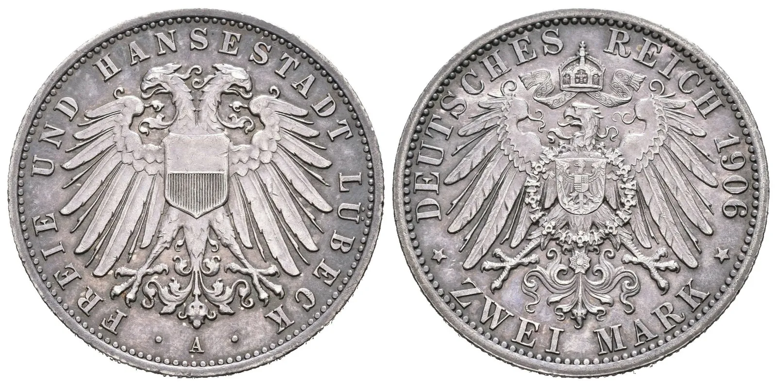 Lübeck, 2 Marka 1906