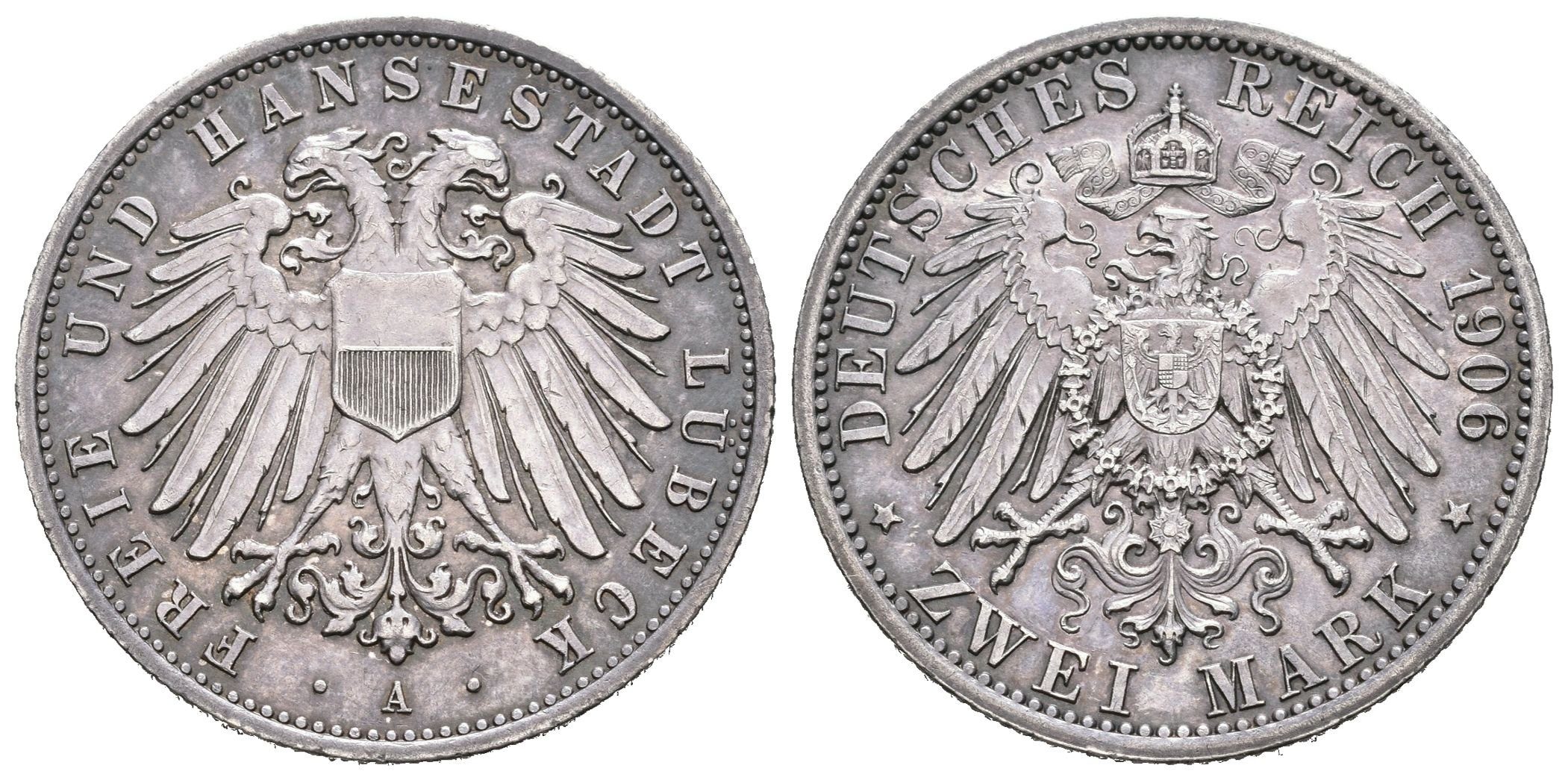 Lübeck, 2 Marka 1906