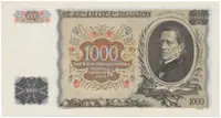 1000 Koruna 1934, SPECIMEN, Hej.27a.S1 - fotografie 2