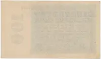 Německo, 100 Millionen Mark 1923, Kreuzblütten, Ro.106e - fotografie 2