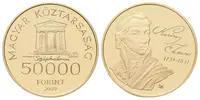 Maďarsko, 50 000 Forint 2009 - Kazynczy Ferenc, PROOF