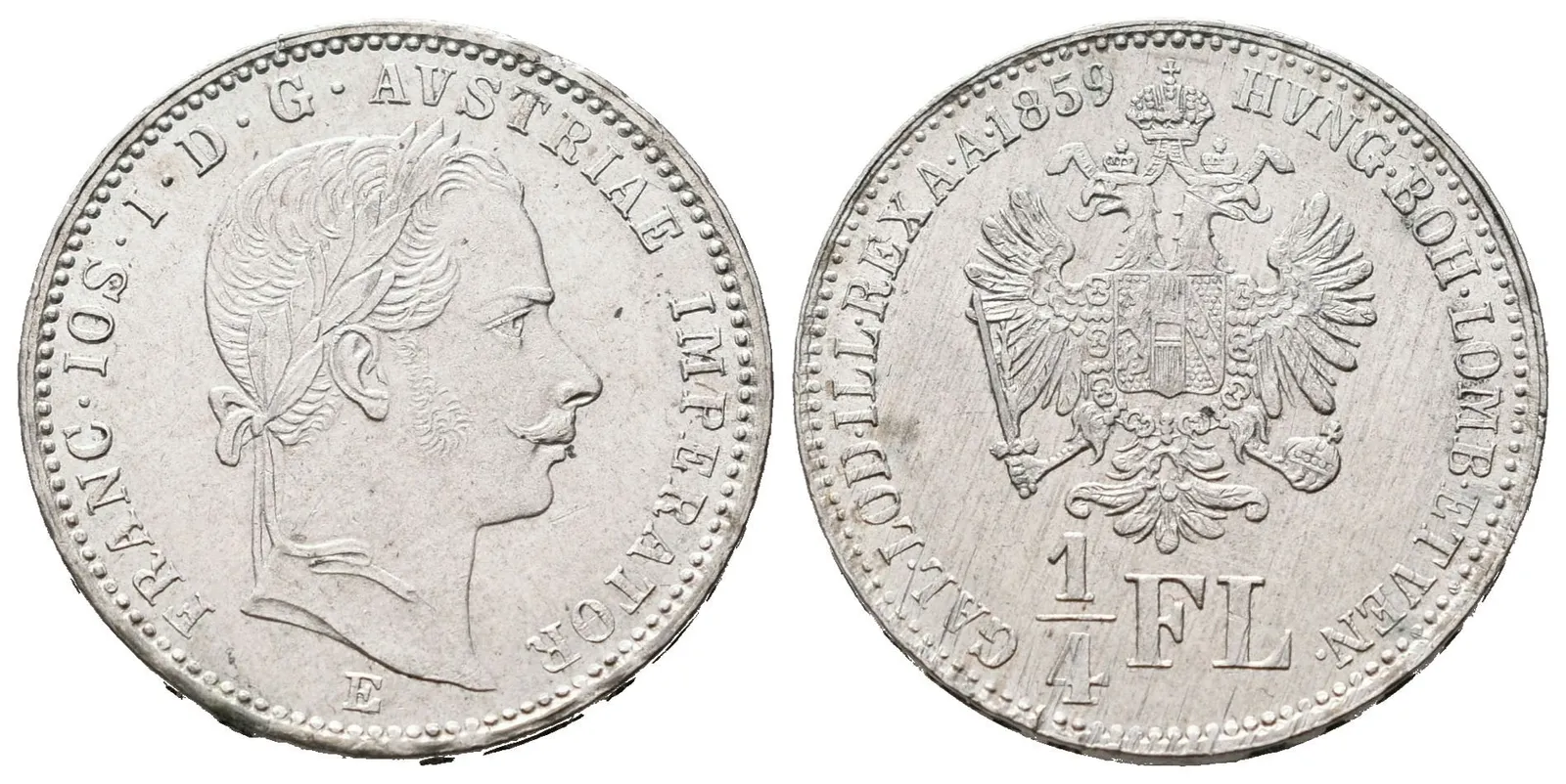 1/4 Zlatník 1859 E