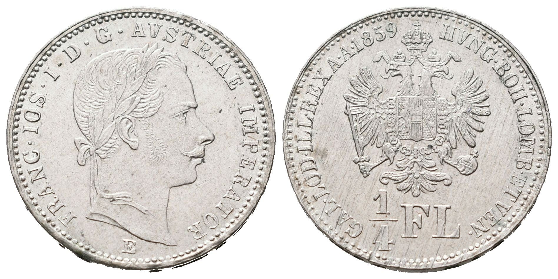 1/4 Zlatník 1859 E