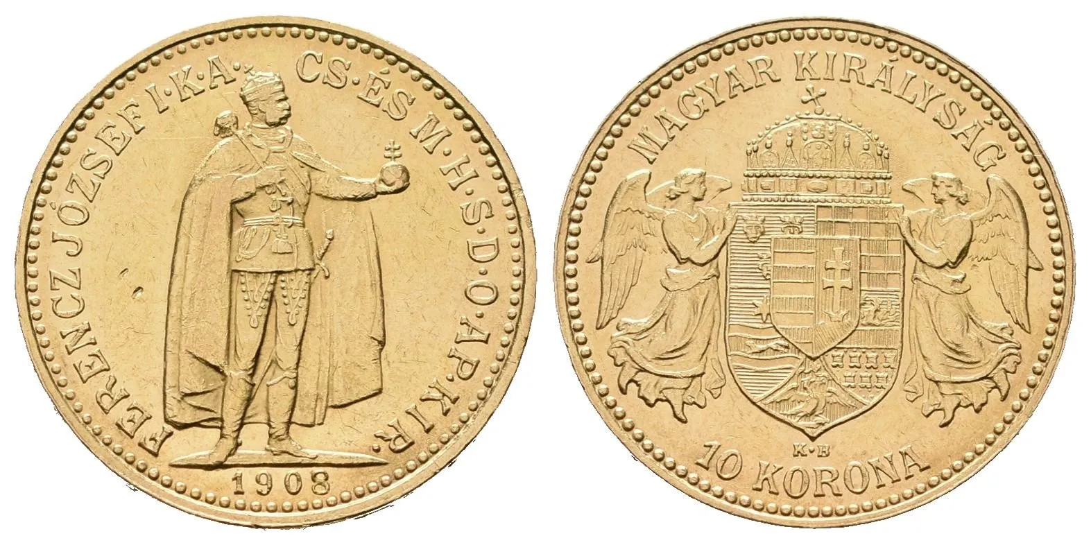 10 Koruna 1908 KB