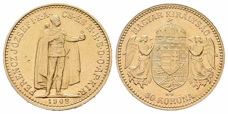10 Koruna 1908 KB
