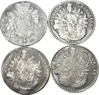 Soubor mincí - Tolar 1755 - znak, Dav.1949, KM.233.1 + — 2