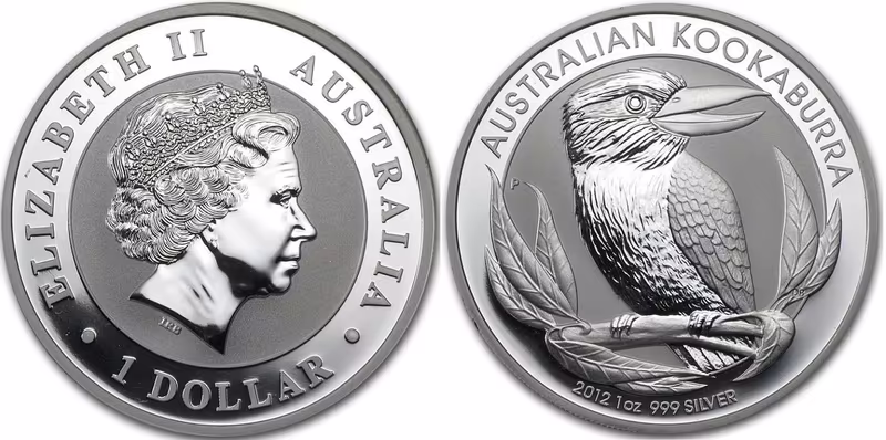 Austrálie, Dollar 2012 - Australian Kookaburra
