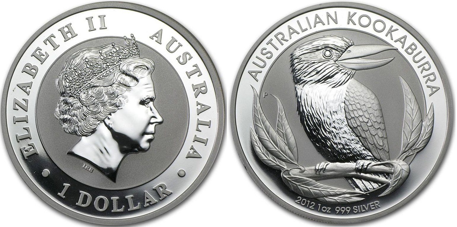 Austrálie, Dollar 2012 - Australian Kookaburra